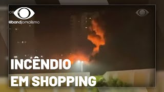 Incêndio em shopping: fogo assusta clientes e funcionários em Aracaju