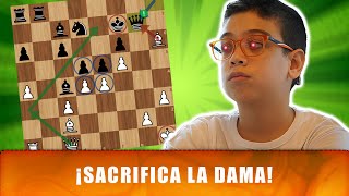 ¡PRODIGIO con 11 AÑOS SACRIFICA la DAMA y el TABLERO EXPLOTA en una JUGADA BRILLANTE! | Faustino Oro