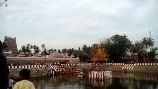 Villianur Thirukameswarar temple pond renovation kumbaabhishekam