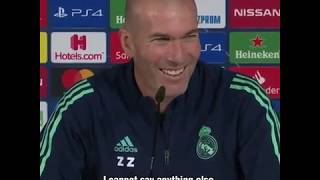 Zidane says he’s ‘in love’ with Kylian Mbappe.