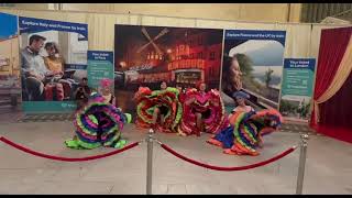 NYC Can-Can dancers at Grand Central Terminal in New York City