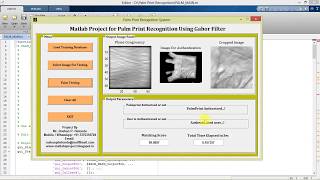 Matlab Project with Source Code Palmprint Recognition Using Image Processing