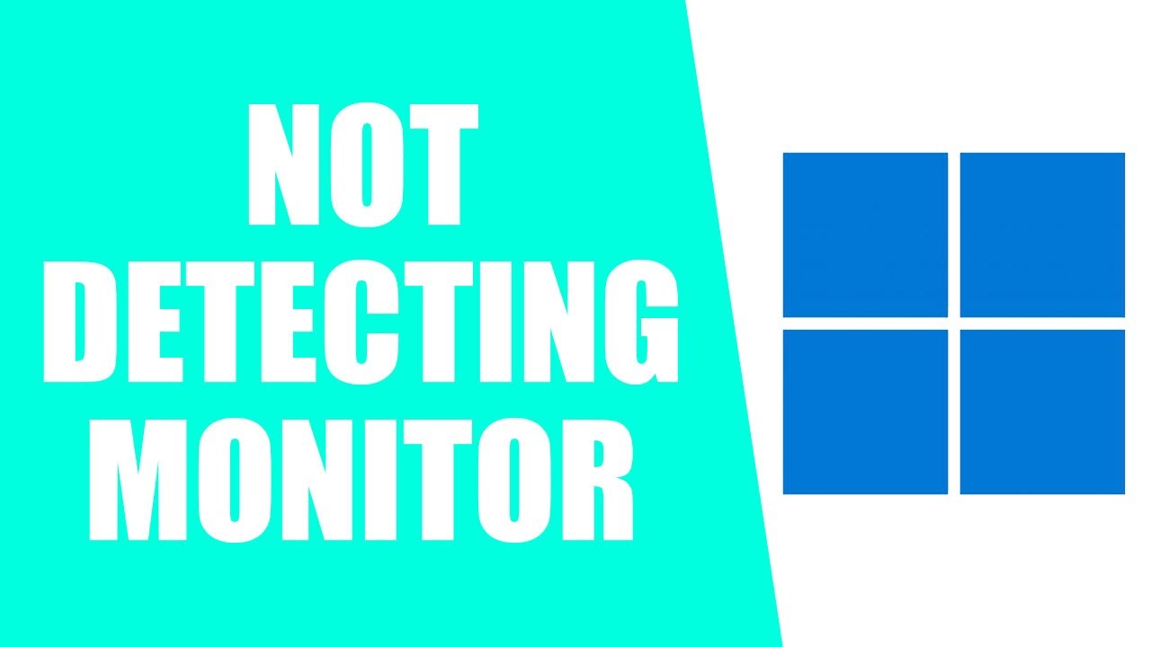 How To FIX Windows 11 Not Detecting Second Monitor - YouTube