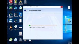 how to stop configuration progress for Microsoft office (2007,2010,2013,2016)