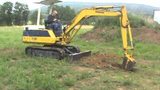 Komatsu PC30-6 PC30 Mini Excavator Rubber Track 2 Speed 7500 LBS For Sale Mark Supply