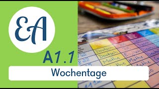 11 | 3A | A1.1 | Wochentage | gestern, heute, morgen | Einfach Deutsch lernen