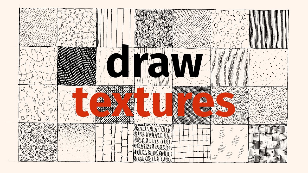 Practice Drawing Textures Youtube