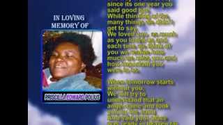 Priscilla Edward Polius memorial