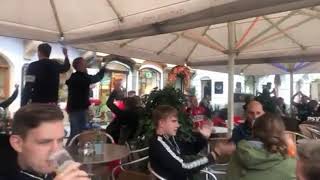 PSV - Sturm Graz - PSV Supporters zingen in Ierse Pub 30-09-2021