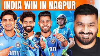 Shubman Gill 87, Shreyas Iyer 58, Axar Patel 52 Helped India 🇮🇳 to beat England 🏴󠁧󠁢󠁥󠁮󠁧󠁿 in Nagpur |