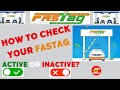 How to Check Fastag Status 2024  | Fastag KYC Active or Inactive| Fastag KYC Status Check