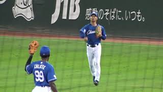 2023プロ野球 龍空 セカンド後方のフライを難なく処理する【ファインプレー】