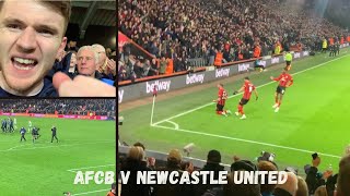 AFC Bournemouth 1-1 Newcastle United Match Day vlog: Spoils shared on Eddies emotional return