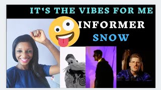 Nigerian girl reacts to a Canadian || Informer  by Snow|| My honest reaction  #s