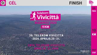 39. Telekom Vivicittá 2024 - 10 km útvonalanimáció