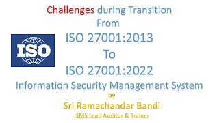 Navigating the Transition  ISO 27001 2013 to 27001 2022