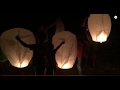 Releasing Sky Lanterns in Costa Rica for New Years Eve 2014