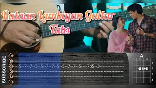 Raataan Lambiyan | Shershah | Guitar Tabs