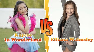 Kaycee (Kaycee in Wonderland) VS Elliana Walmsley Stunning Transformation ⭐ From Baby To Now