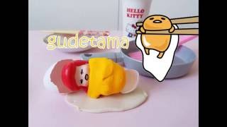 Arial as Gudetama 🍳 - a Play Doh Transformation ぐでたま