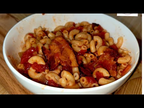 Macaroni and tomatoes recipe