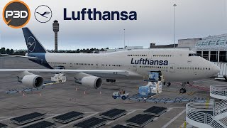 P3D v5.3 | Full Flight | Frankfurt am Main (EDDF) - Orlando (KMCO) | B744 | LH464