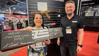 Zastava Arms SURPRISES Yoki With A Gift // SHOT Show 2024