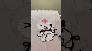 Делаю ковер *hello kitty*