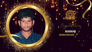 Congratulations KISHOR S - World Record Holder | NBS - Unite for Dharma!