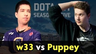 w33 Invoker vs Puppey Silencer — DC vs Secret