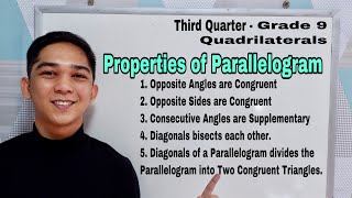 Properties of parallelogram