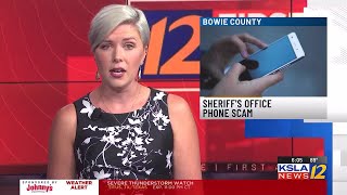 Bowie sheriff's office says phone scam targeting county residents