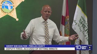 Pinellas detention deputy arrested for punching inmate in the face, sheriff says