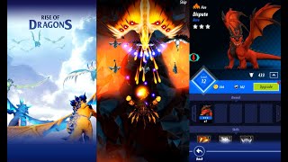 Rise of Dragons ROD Shooter Mobile Game - Merge dragons to level them up   iOS Android Gameplay