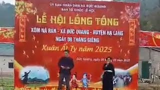 Hát mừng hội lồng tồng xã Đức Quang Hạ lang Cao Bằng.@MuitrieuanhTV1444