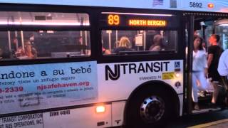 New Jersey Transit: NABI 416.15 Routes 89 \u0026 126 @ Washington \u0026 Seventh Streets!