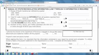 SIT Annual Reconciliation