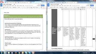Peer review with rubric