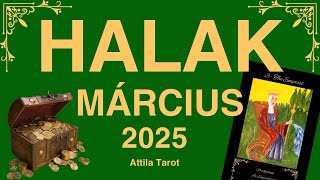 ♓️ Halak Március 2025 Jó változás Pénz Karrier Tarot Jóslás