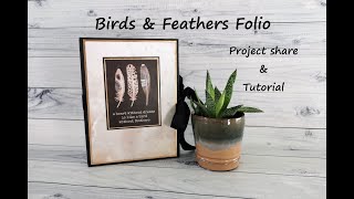 Espresso project #5 - Birds & Feathers Folio - projects share & tutorial