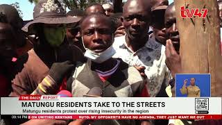 Matungu Residents Protest Over Rising Insecurity In The Region