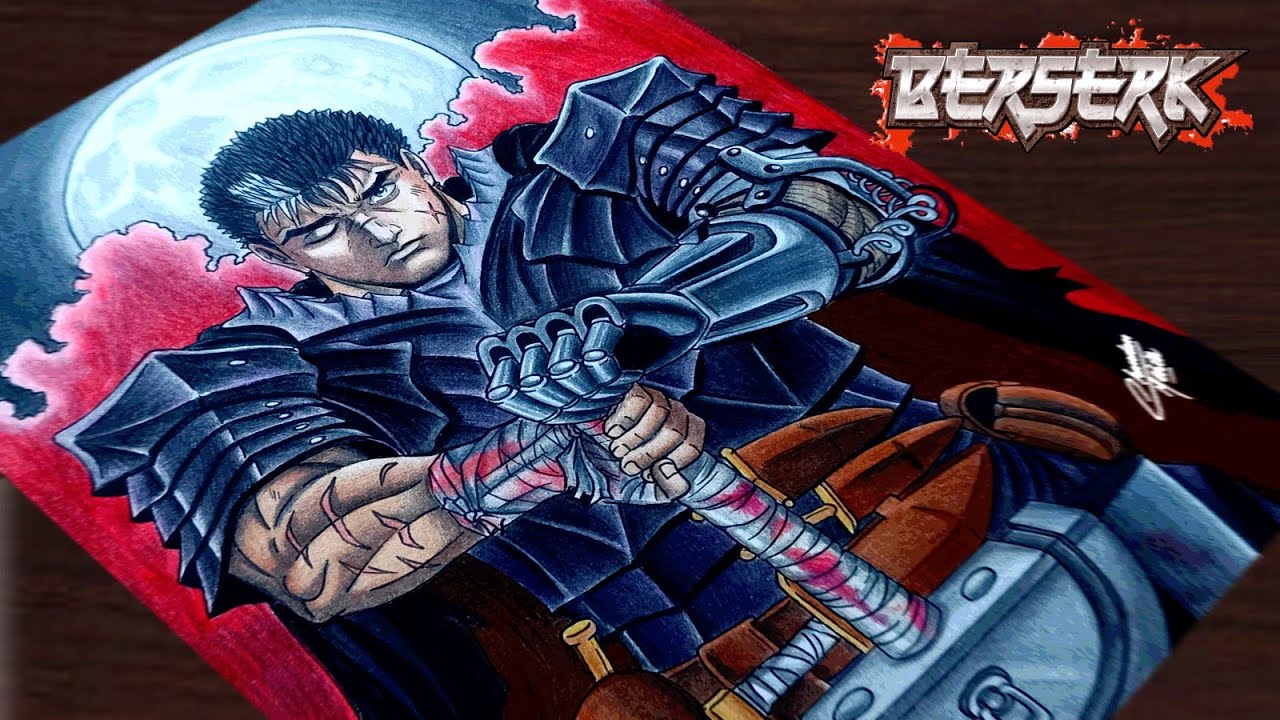 How To Draw Guts From Berserk Step By Step Tutorial – NBKomputer