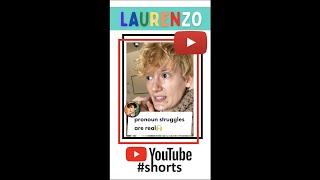 🏳️‍🌈pronoun struggles are real #comedy #shorts #lgbt SUBSCRIBE TO MY CHANNEL👆