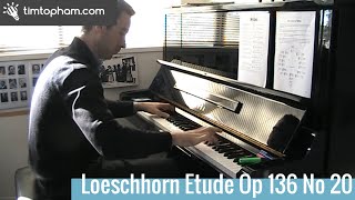 Loeschhorn Etude Op 136 No 20