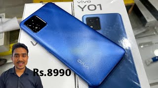 Vivo Y01 Blue Unboxing,First Impression \u0026 Review 🔥 !! Vivo Y01 Price, Specifications \u0026 many More 🔥