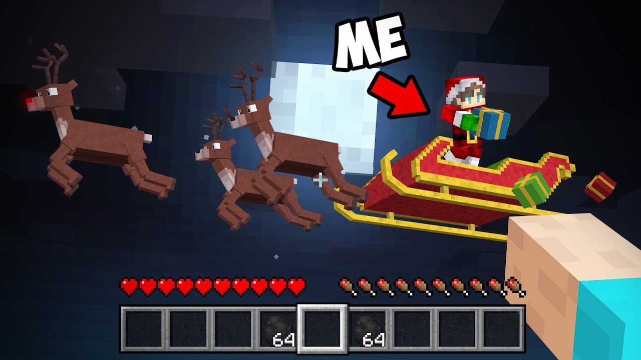 Playing Minecraft As Santa Youtube