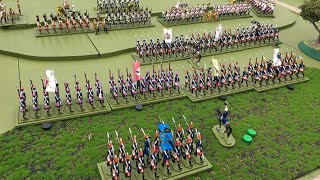 Classic ‘Toy Soldier’ Wargame Using ‘Semi Flat’ Figures : Battle of Prague 1757