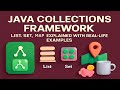Java Collections Framework 🗂️ | List, Set, Map Explained with Real-Life Examples