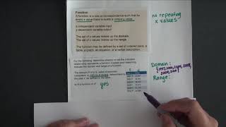 Math 1483 Section 1.1 Functions \u0026 Models - Lesson 1