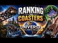 Ranking EVERY Roller Coaster at Universal Orlando Resort!